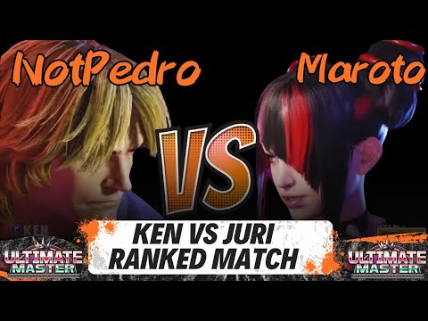 Street Fighter 6 - (Ultimate Ken) NotPedro vs (Ultimate Juri) Maroto 🔥Epic Ranked high-level battle 