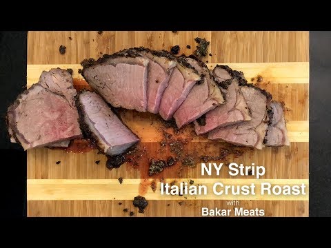 NY Strip Italian Crust Roast