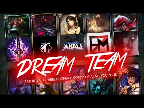 THE DREAM TEAM [FLYERBEK,PROFESSOR AKALI,HEIZMAN,YOUMUUS,TILTERELLA]