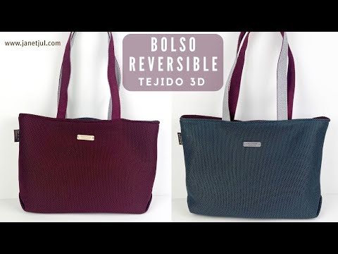 Bolso Reversible 3D: Tutorial de Costura Fácil Paso a Paso