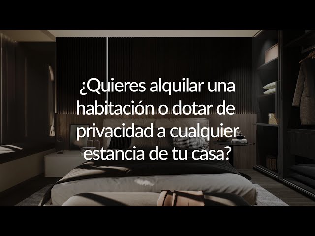 Vídeo relacionado con Convierte una habitación en una estancia privada. 103-50 CM CLOSE. Níquel satinado