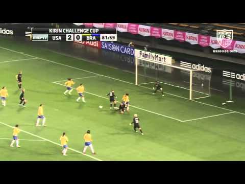 WNT vs. Brazil: Amy Rodriguez Goal - April 4, 2012