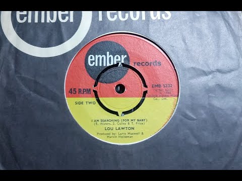 Northern - LOU LAWTON - I Am Searching For My Baby - EMBER EMBS 232 UK 1966 Soul Dancer USA Capitol