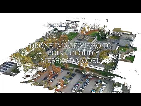 Drone Image-Video to Point Cloud-Mesh-3D Models #photogrammetry #pointcloud #3D #spatial #GIS #BIM