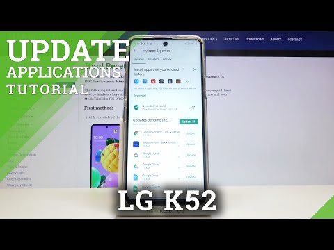 How to Update Apps on LG K52 – Find Apps Actualizations