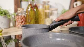 Kızartma Tavası Seti, 4-parça, Alüminyum, Ceramic non-stick coating,,large