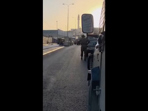 IDF helmet cam shows gunfight with Palestinian gunmen