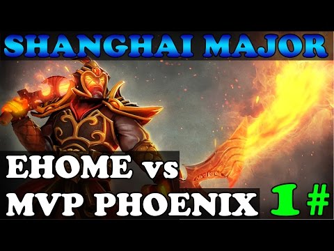 Dota 2 - SHANGHAI MAJOR EHOME vs MVP PHOENIX GAME 1 - BO3 - GROUP A - Highlights