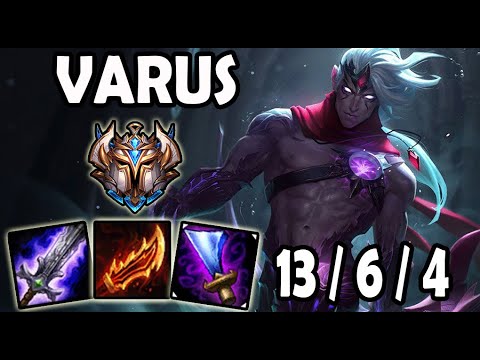 Varus vs Jhin ADC Ranked Challenger NA