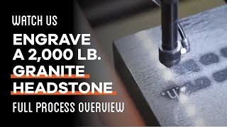 Laser Engraved Headstone - Full Process Overview - AP Lazer - SuperNova International