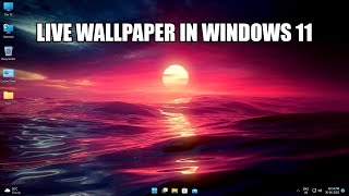 HOW TO APPLY LIVE WALLPAPER ? | Windows 11 #shorts