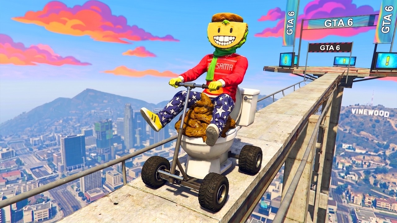 LA CARRERA MAS SURREALISTA DE GTA 5 ONLINE