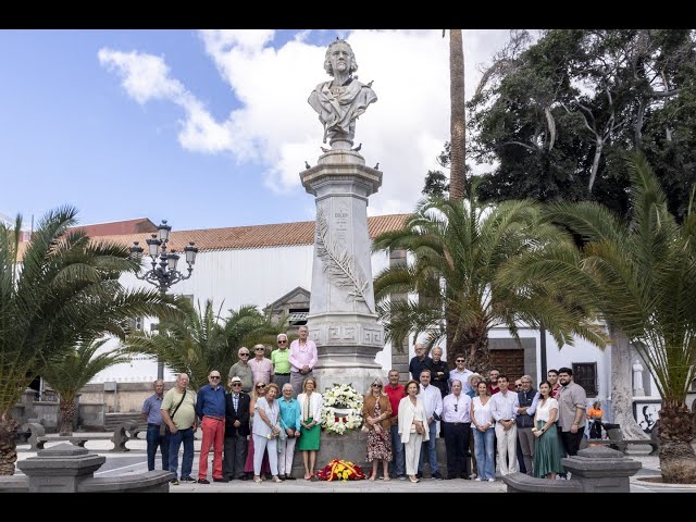 Ofrenda Floral al Almirante don Cristóbal Colón en Las Palmas de Gran Canaria