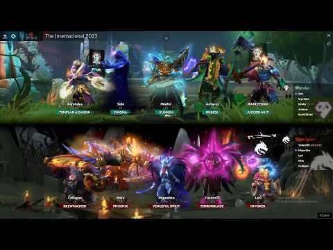 The International 2023 |  Group Stage | Team Spirit vs 9Pandas - Game 1