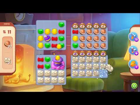 Homescapes Level 10846 No Boosters Gameplay