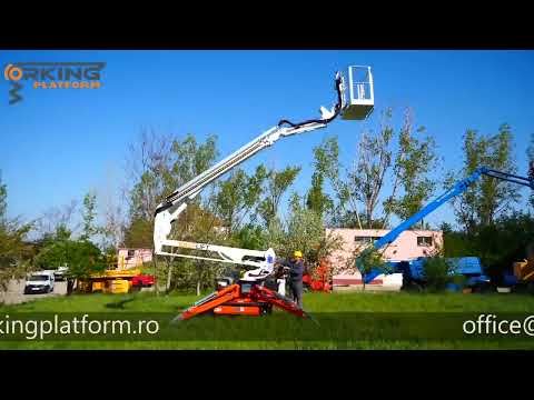 Nacela pe senila tip spider Easy Lift R 180 - Working platform WP / nacele de inchiriat