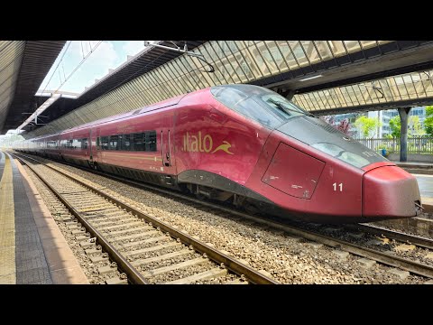 ETR575.11 di ITALO NTV in servizio sull'AV 9931 Milano Centrale - Salerno