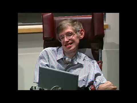 Stephen Hawking speaks at MIT - Education and Technology Sept. 1994@The future world