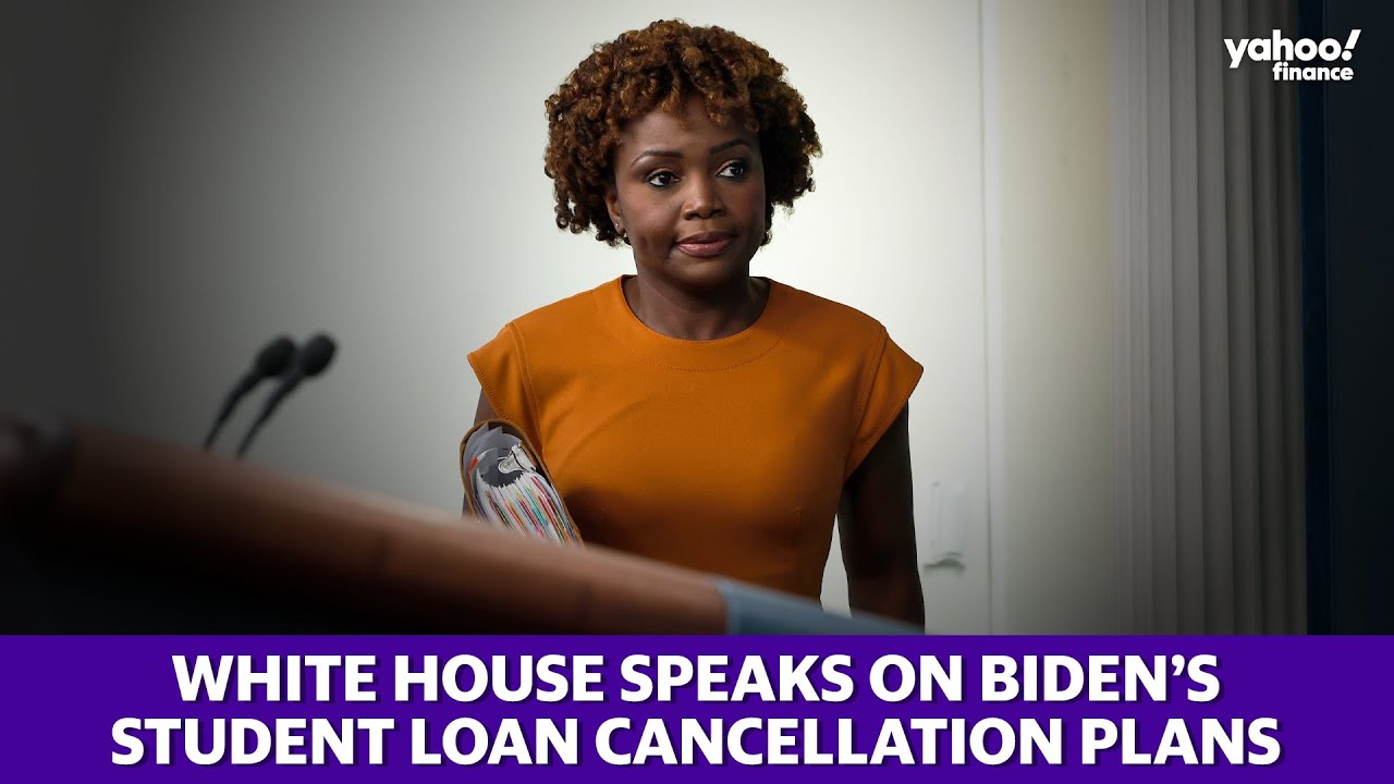 The decision on canceling student loans is coming: White House