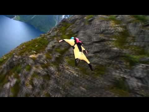Wingsuit base jumping in Norway *Better Quality* MUST SEE!