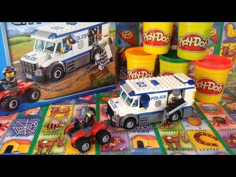 Play and Build Lego City Bricks 60043 Prisoner Transporter