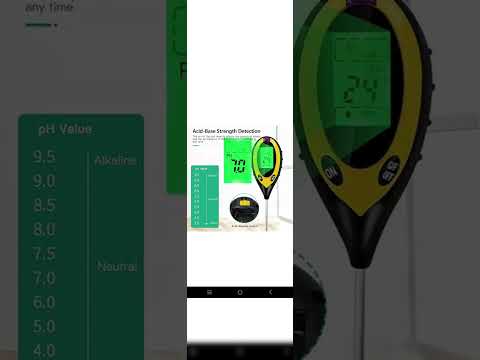 0.1 ph agricultural 4 in 1 soil meter
