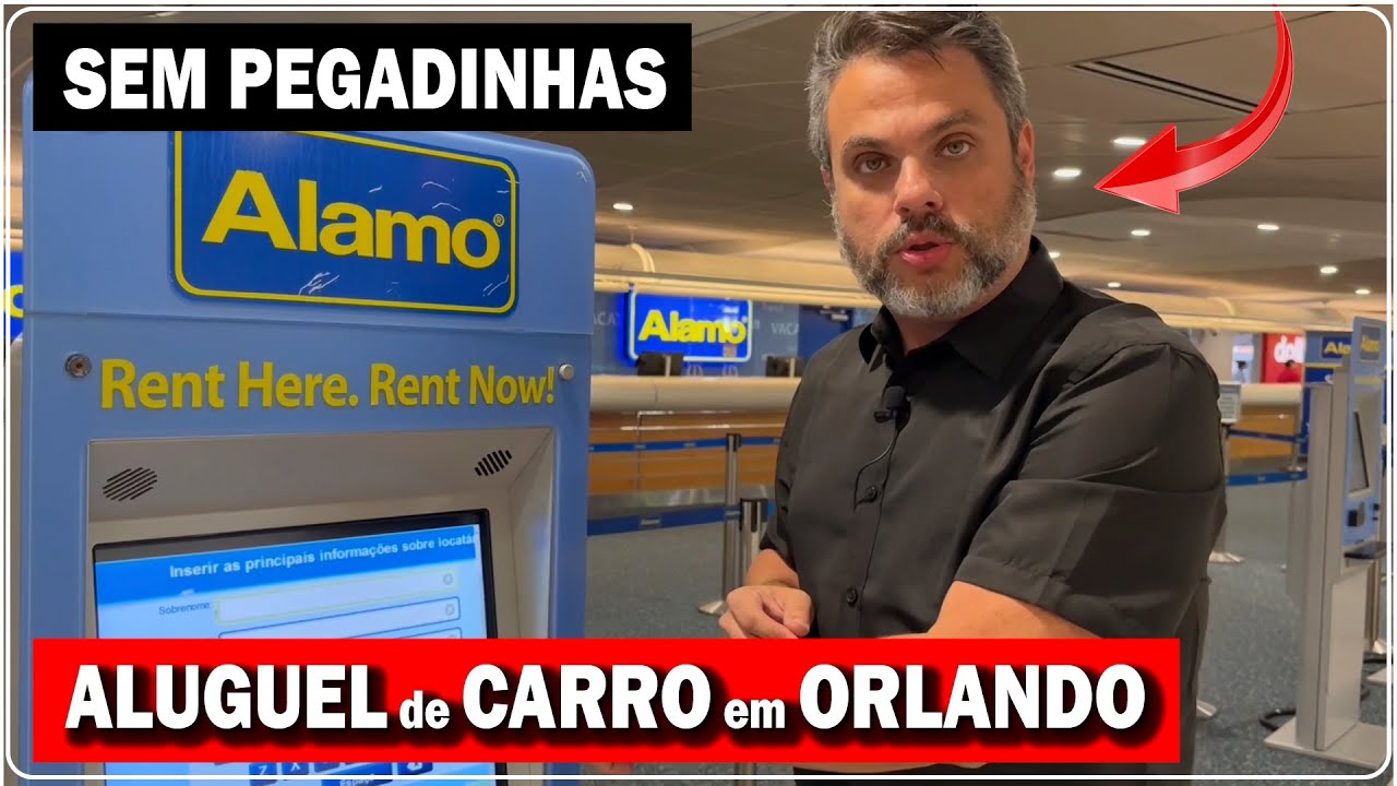 ALUGUEL de CARRO nos EUA: COMO RETIRAR seu CARRO no AEROPORTO de ORLANDO (MCO) SEM PEGADINHA