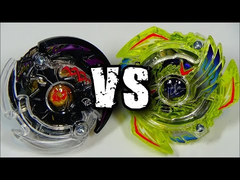 Beyblade Burst BATTLE!! Dark Deathscyther G.R. vs Victory Valkyrie T.X. ベイブレードバースト