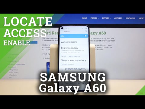 How to Turn Off Location in SAMSUNG Galaxy A60 – Hide Location Informations