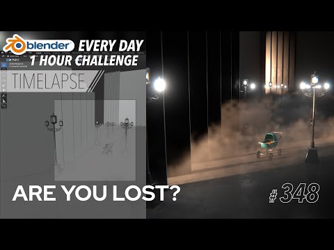 Fog VFX in Blender - Blender Every Day #348