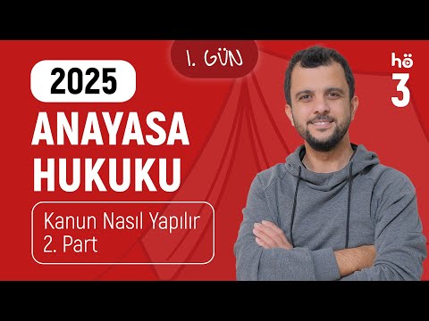 3) Anayasa Hukuku Kampı - Kanun Nasıl Yapılır? - 2. Part