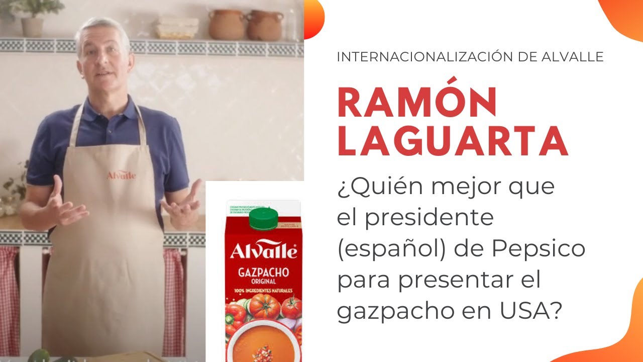 Ramón Laguarta (Pepsico) protagoniza el vídeo de lanzamiento de Alvalle en EE.UU.