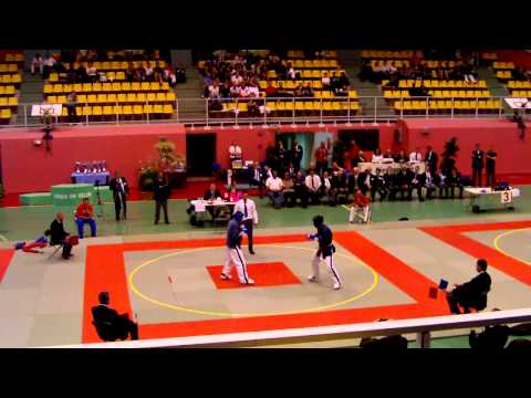 Yoseikan Budo France  Italie Championnat de France 2011 Damien AKA RND1 Competition Elite