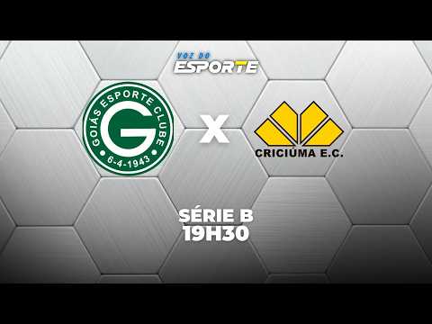 GOIÁS X CRICIÚMA - AO VIVO | BRASILEIRÃO SÉRIE B – 06/04/2026