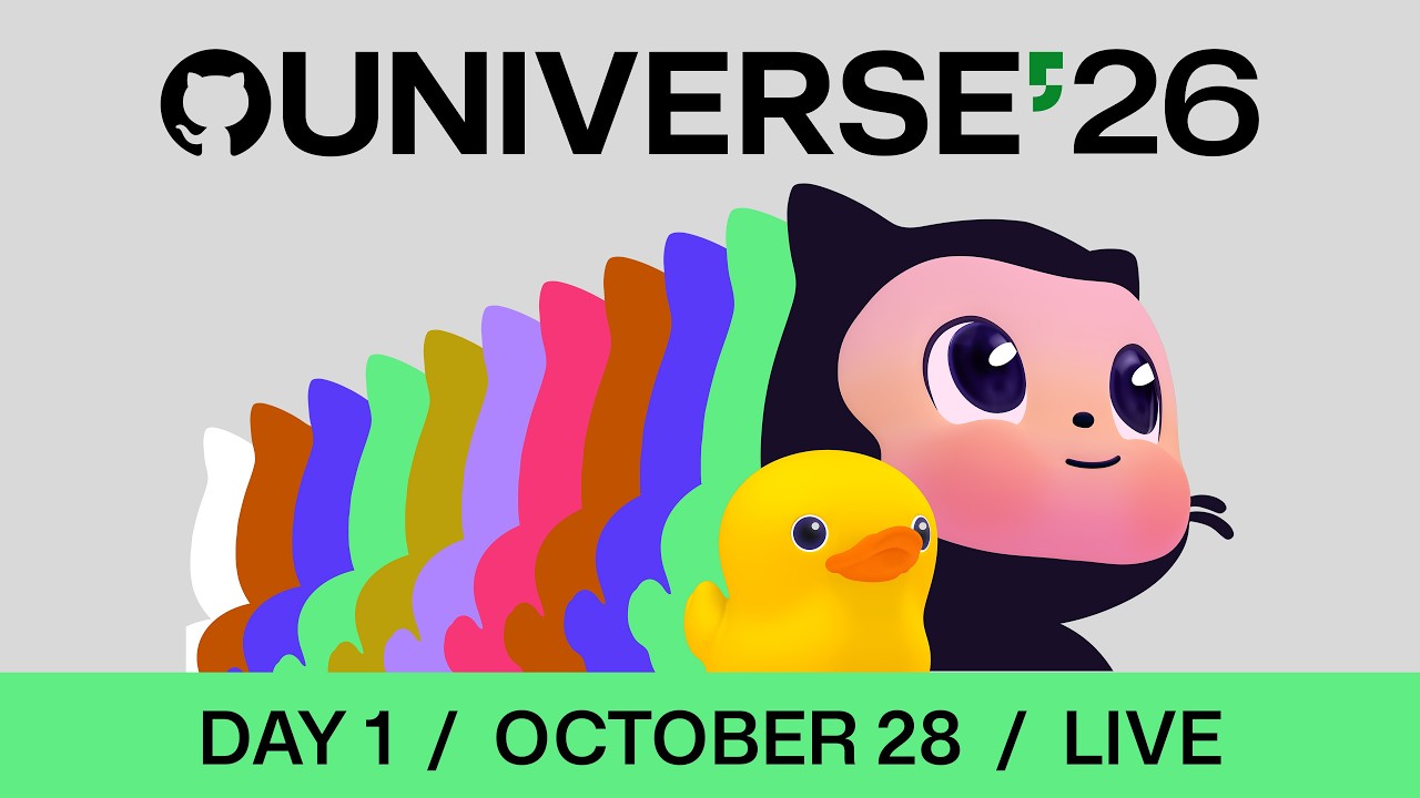 GitHub Universe Day 1 Keynote - Tech Hub
