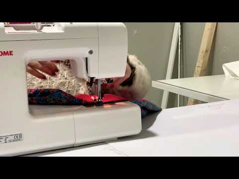 FABWORKS EASY MAKE PONCHO - VIDEO 8 - OVERLAPPING FRONT WITH BACK & TOP-STITCHING