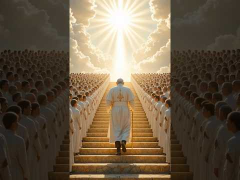 The Pope Enters Heaven – Welcomed by the People, and Meets Jesus