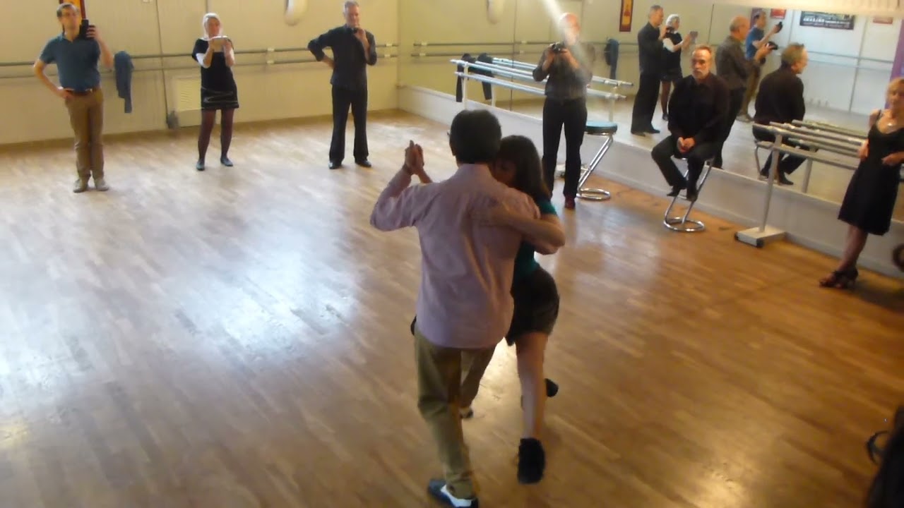 La Mariposa. terminando clase de Tango. José Manrique Natalia Pombo