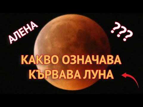 Какво означава Кървава луна?