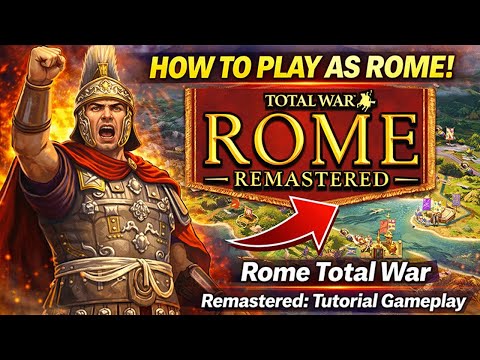 HOW TO PLAY AS ROME! Rome Total War Remastered: Tutorial Gameplay