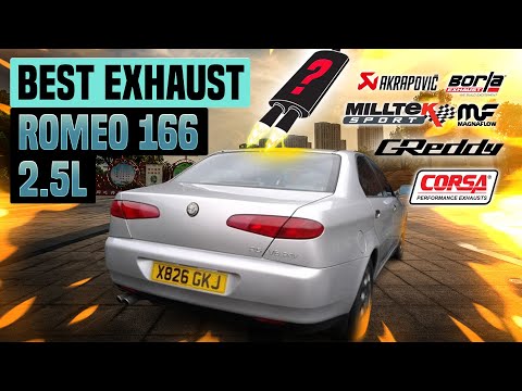 Alfa Romeo 166 Exhaust Sound 2.5 V6 🔥 Review,Acceleration,Mods,Upgrade,Ragazzon,Stock,System+