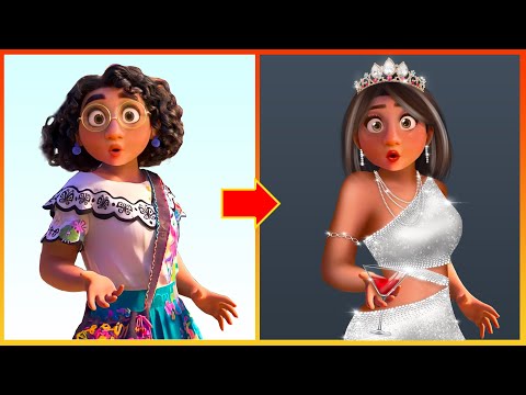 Encanto Disney Pixar :  Mirabel Madrigal Glow Up Into Princess - Disney Character Transformation