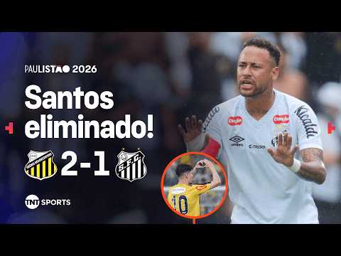 Gols e lances de Grêmio Novorizontino x Santos