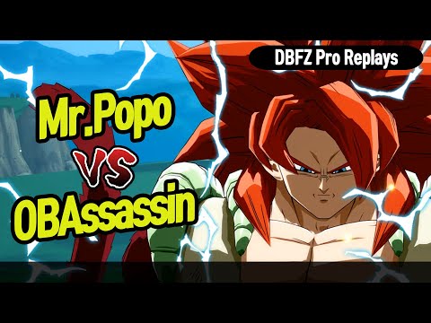 【DBFZ】 Quality SSJ4 Gogeta Matches!! Mr.popo vs OBAssassin 【DBFZ Pro Replays】