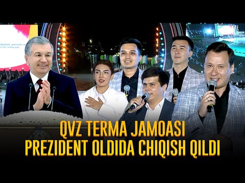 QVZ 2022 | QVZ terma jamoasi Prezident oldida chiqish qildi.