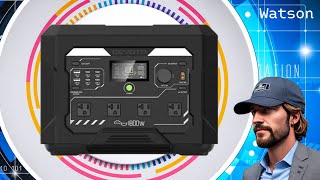 GEYOTO N1000 Portable Power Station - 3000W Peak Power, Essential for Office Backup and Adventures