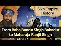 Sikh Empire History From Baba Banda Singh Bahadur To Maharaja Ranjit Singh