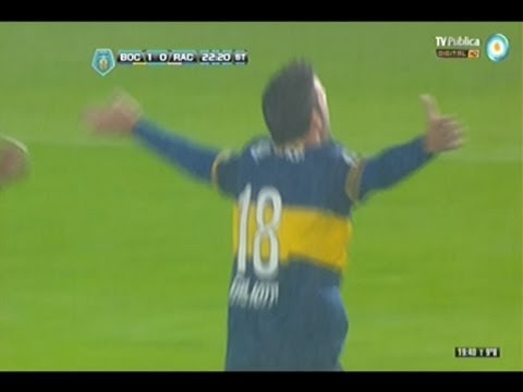 Gol de Gigliotti Boca 2 Racing 0 Fecha 7 (15/09/2013)