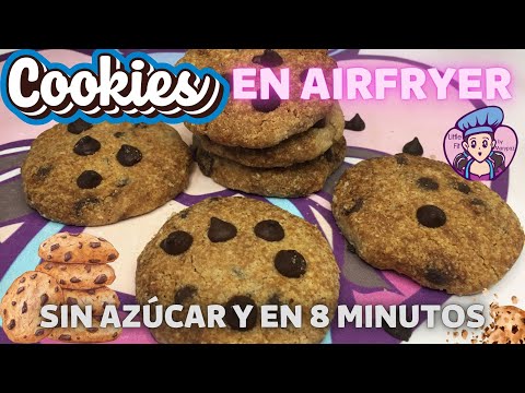 Cookies tipo Chips Ahoy! SIN Azúcar en Airfryer