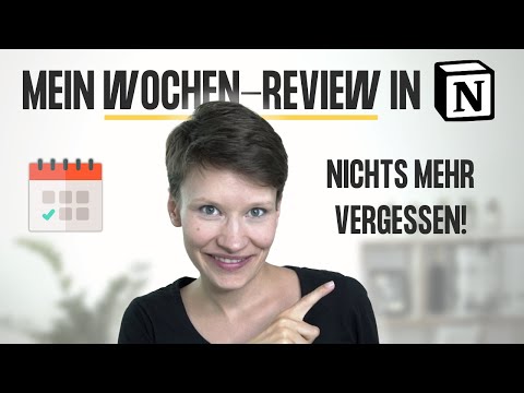 Wochenplanung in Notion 📆 Nichts mehr vergessen! [Notion Life OS]